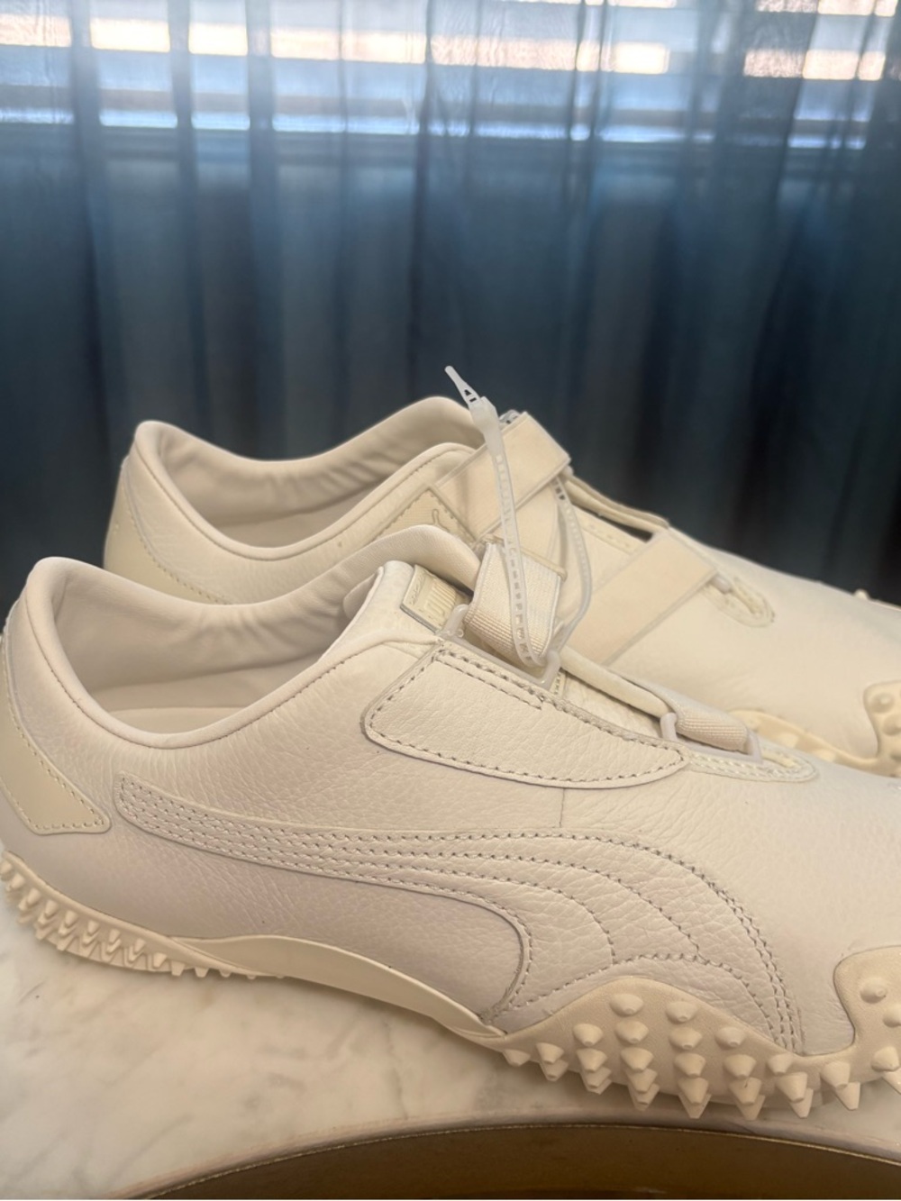 PUMA Mostro Leather sneakers in the "Frosted Ivory" colorway